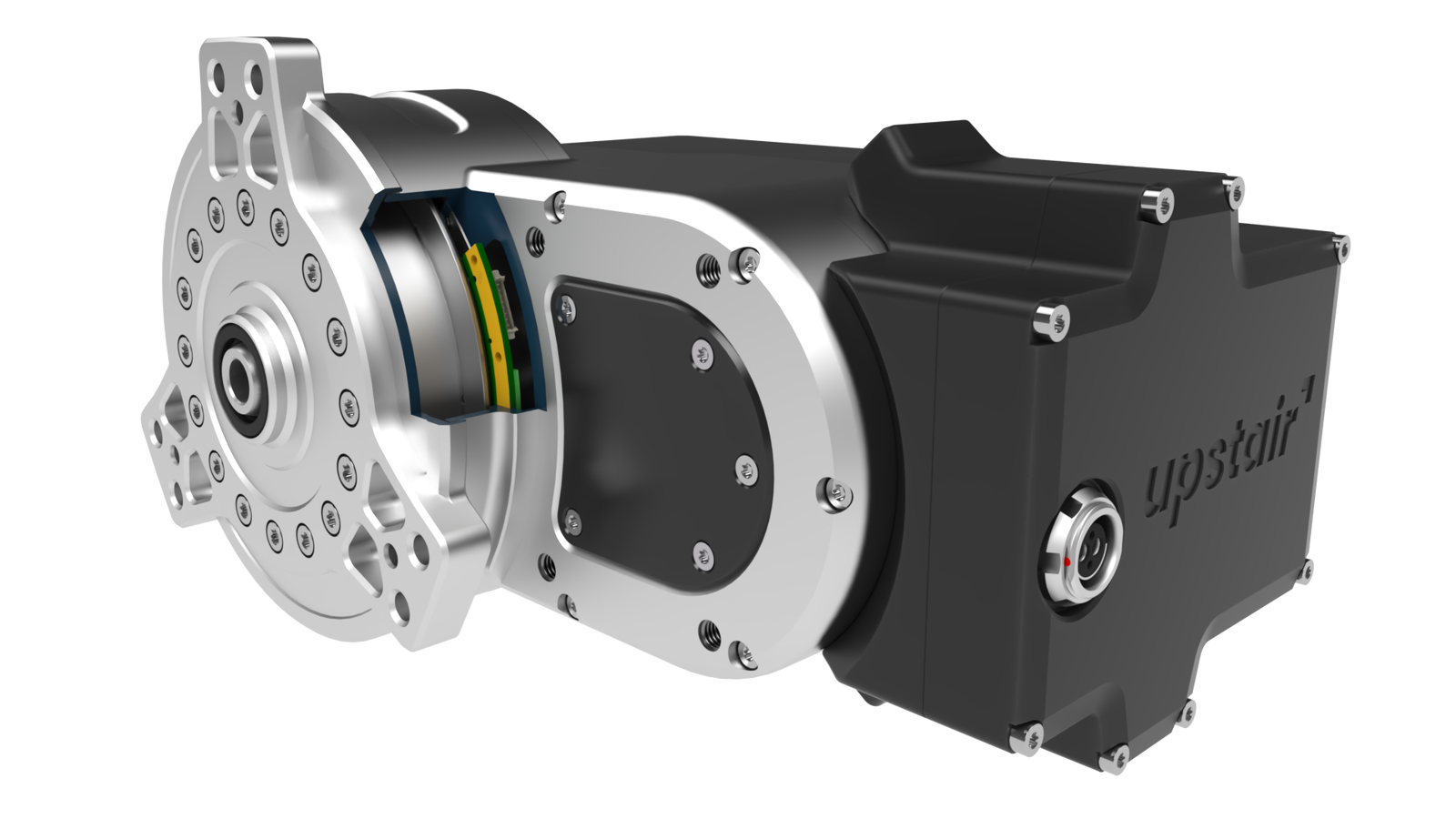 upstair drivetrain with integrated AksIM-4 encoder